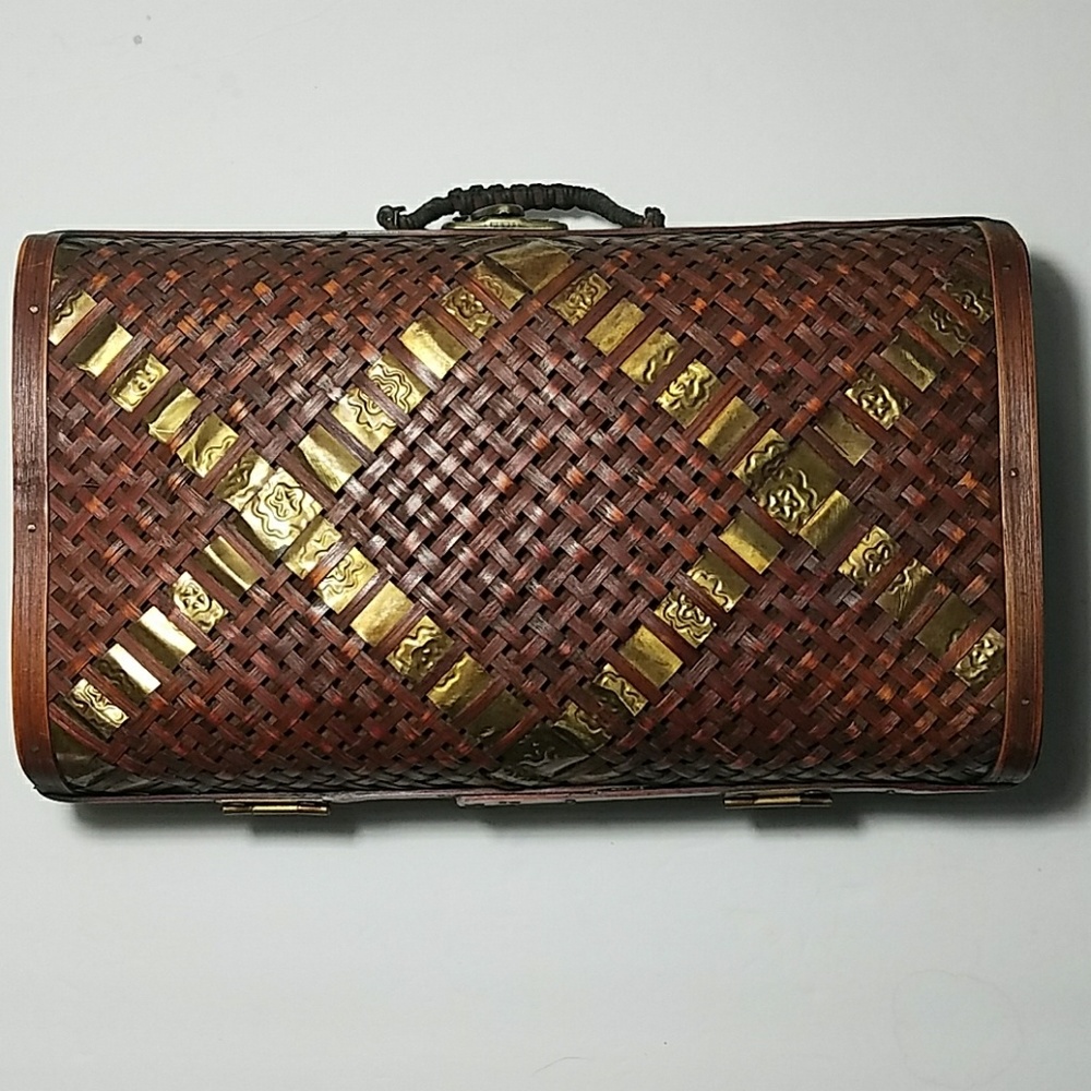 Wood and Bamboo Purse Wearable - Picture 2 of 5