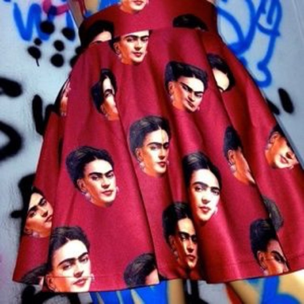 O-Mighty Frida Kahlo skater skirt 🌹