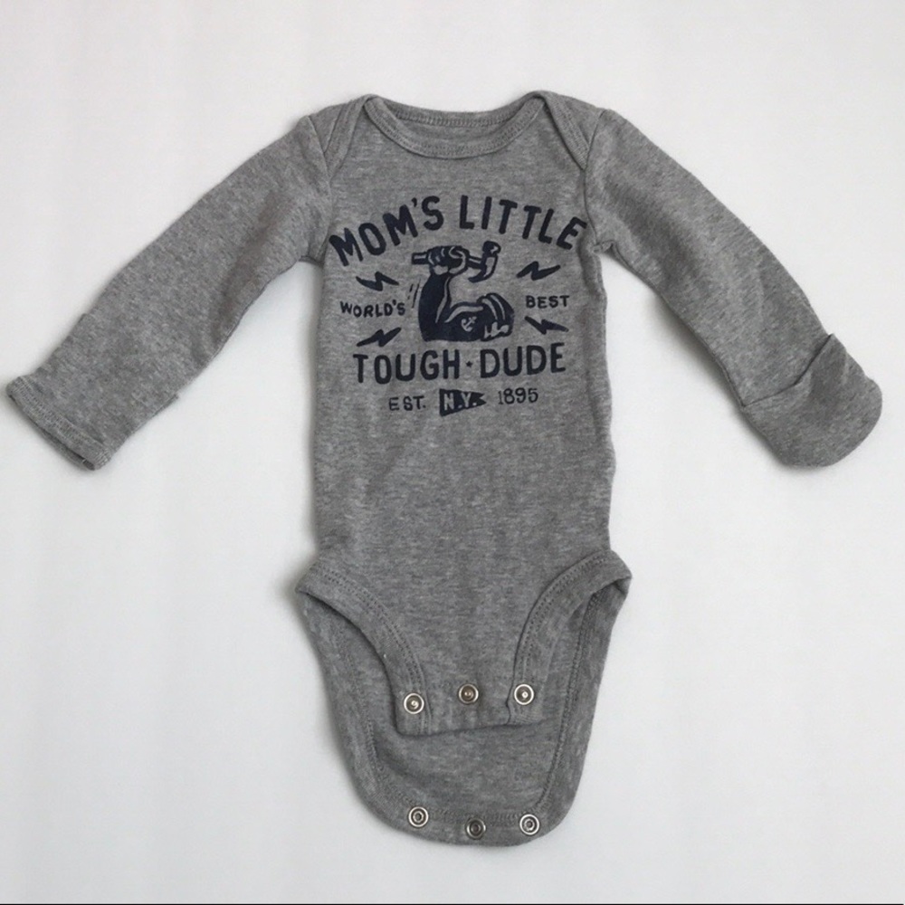 Baby B’gosh long sleeve onesie size newborn