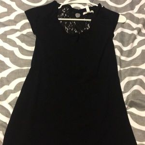 Black sweater dress