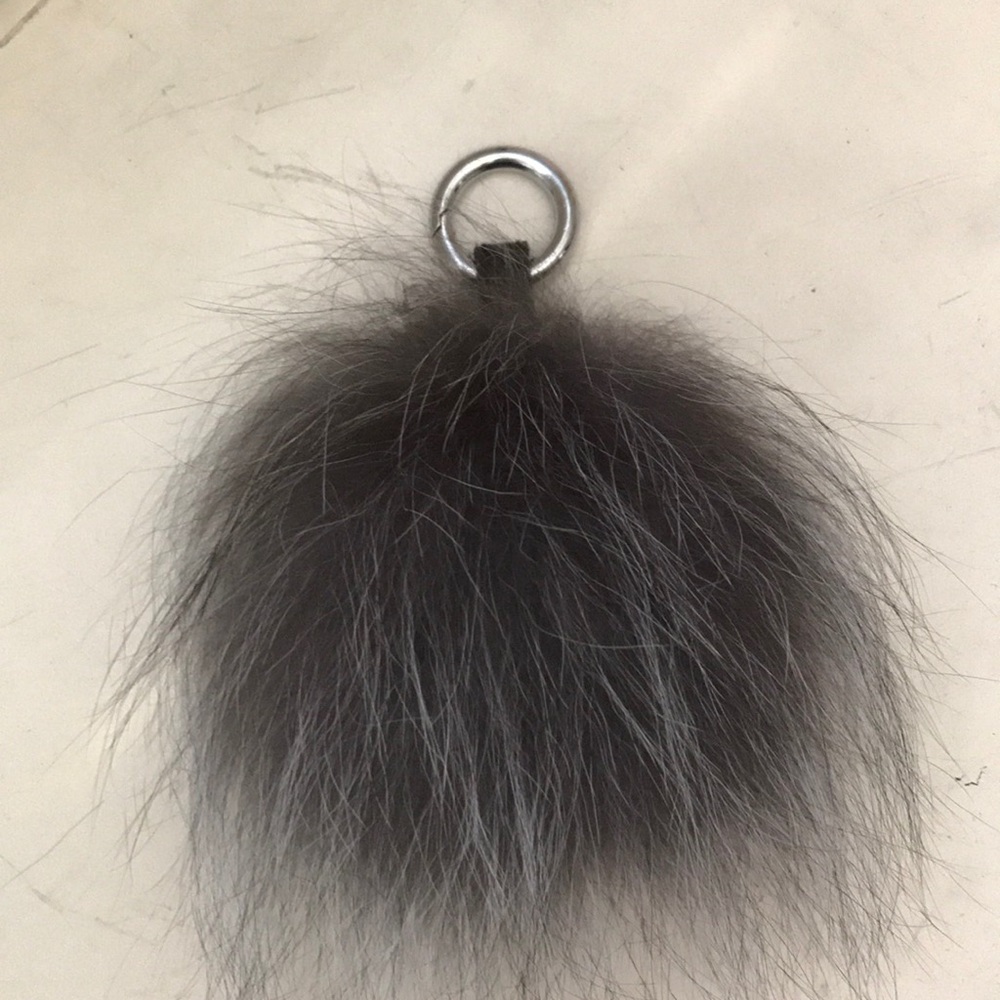 Fluff ball key chain