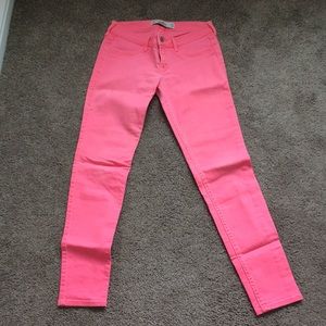 Neon Pink Hollister Jeans