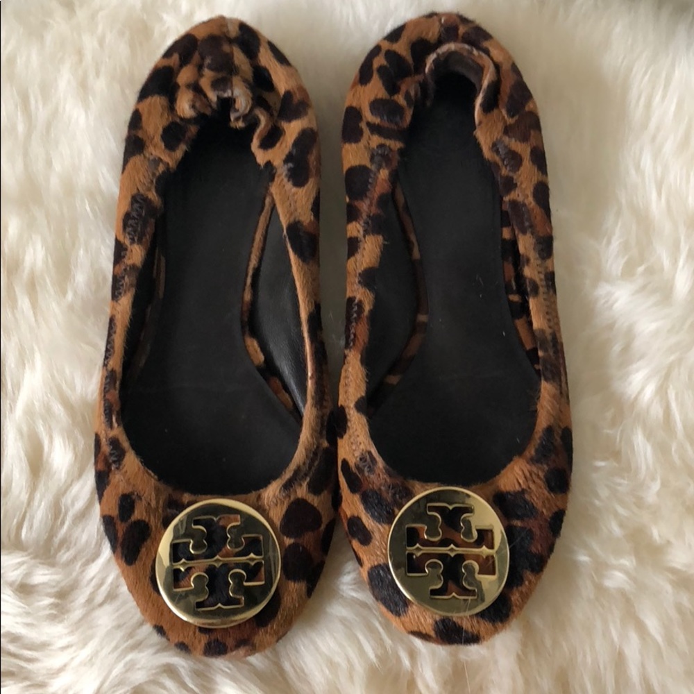 Tory Burch Leopard Reva Flat