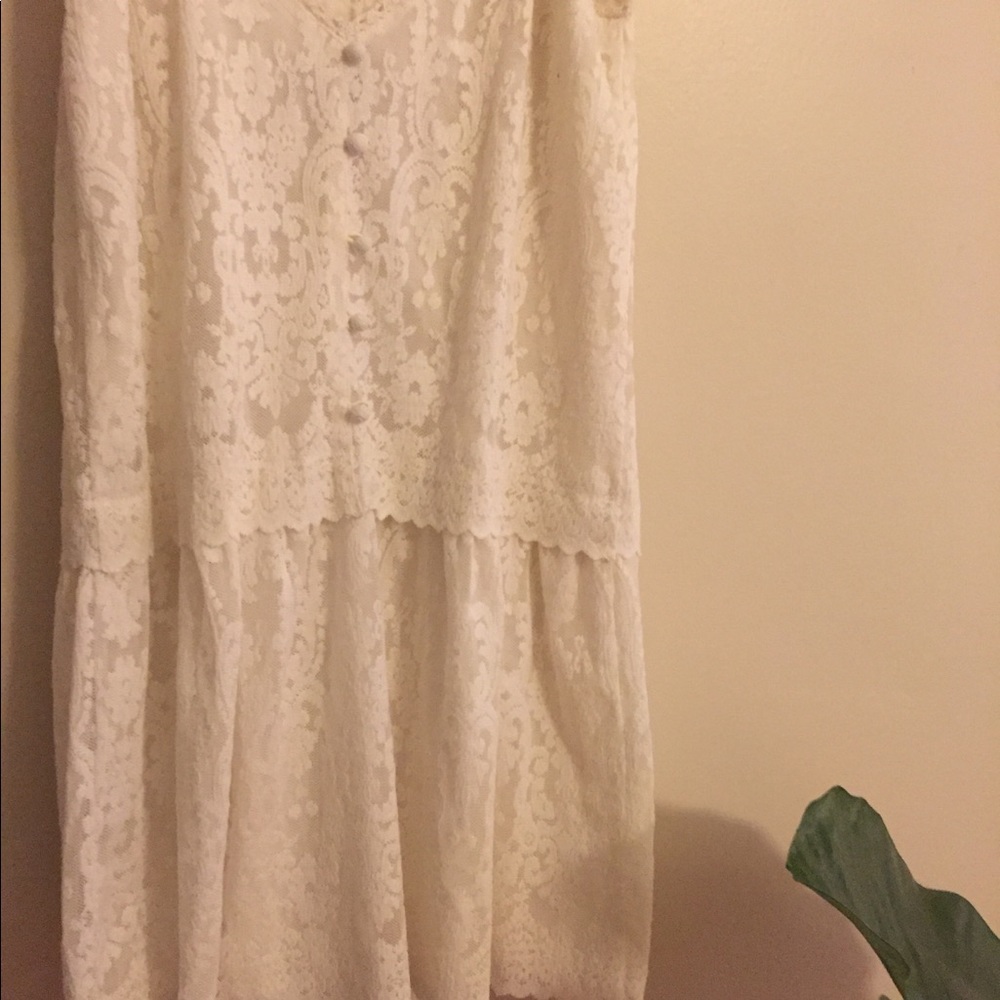 DV by Dolce Vita Lace Ivory mini-dress size M