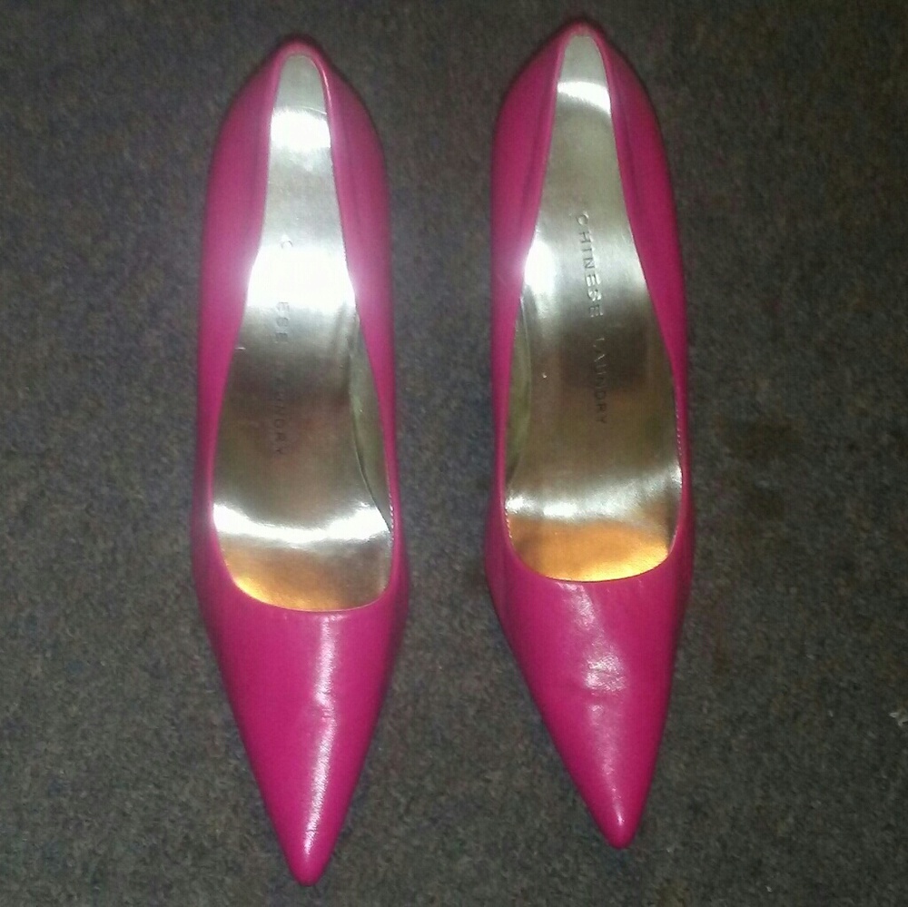 Pink heels