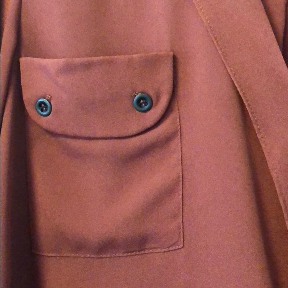 Gianni Bini rust blouse - Picture 2 of 5