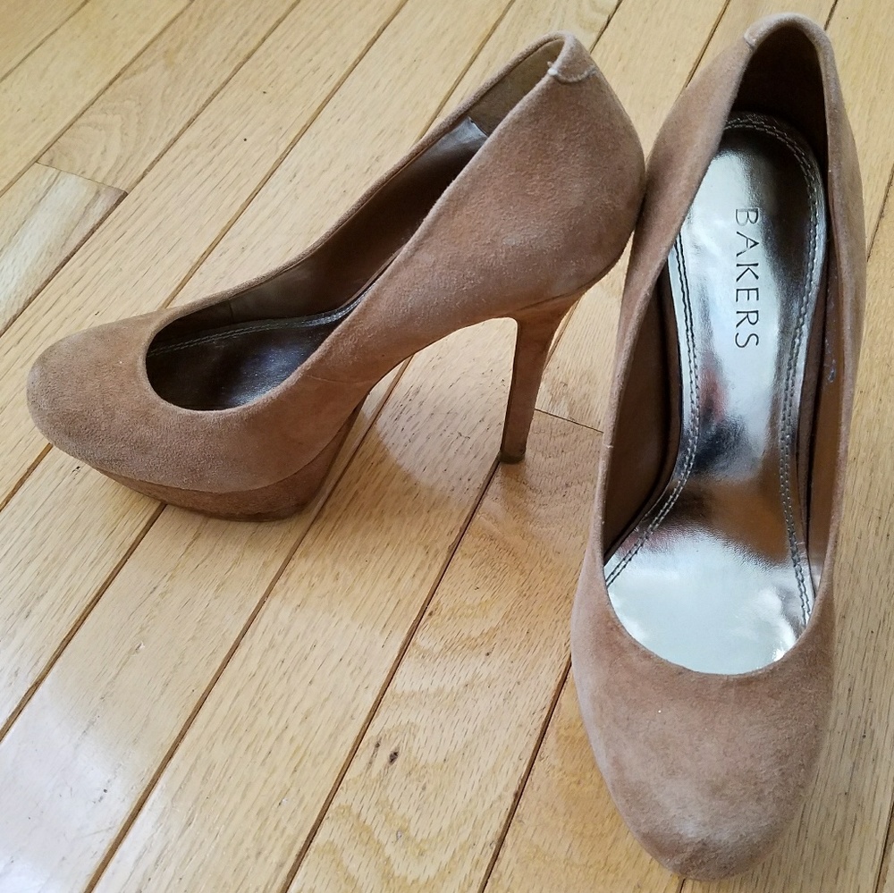 Bakers Melina Carmel Platform Stiletto Heel Sz 7.5
