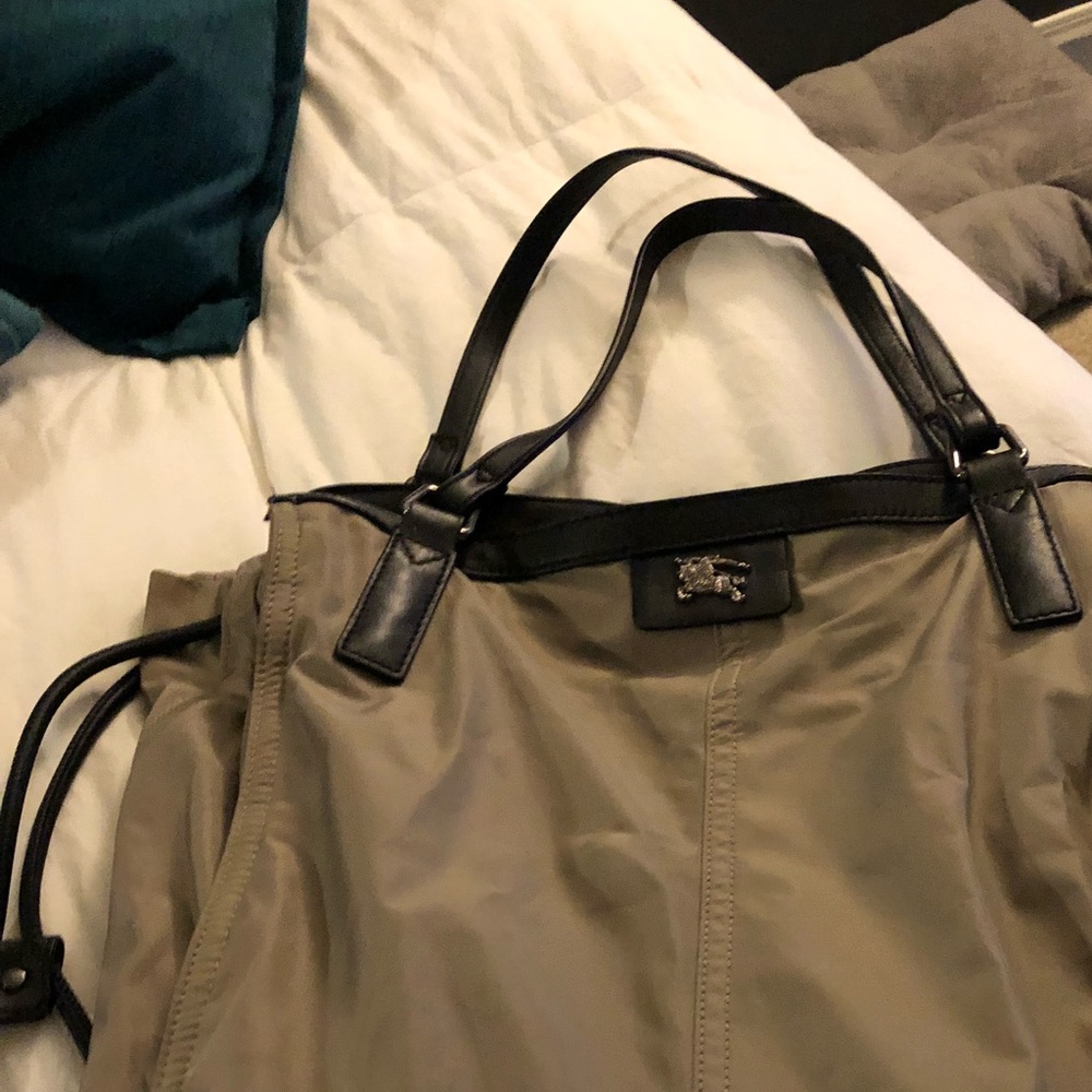Nylon Burberry tote