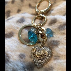 Juicy Couture Gold Heart Key Charm