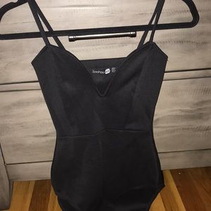 Black boohoo bodysuit