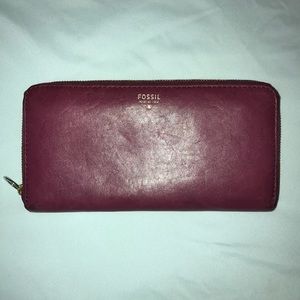 Purple Fossil Wallet