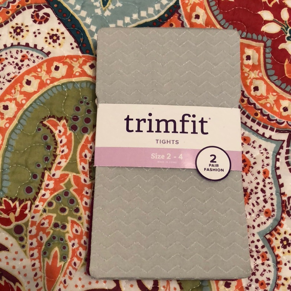 NWT 2 pairs of Trimfit Tights for Toddlers