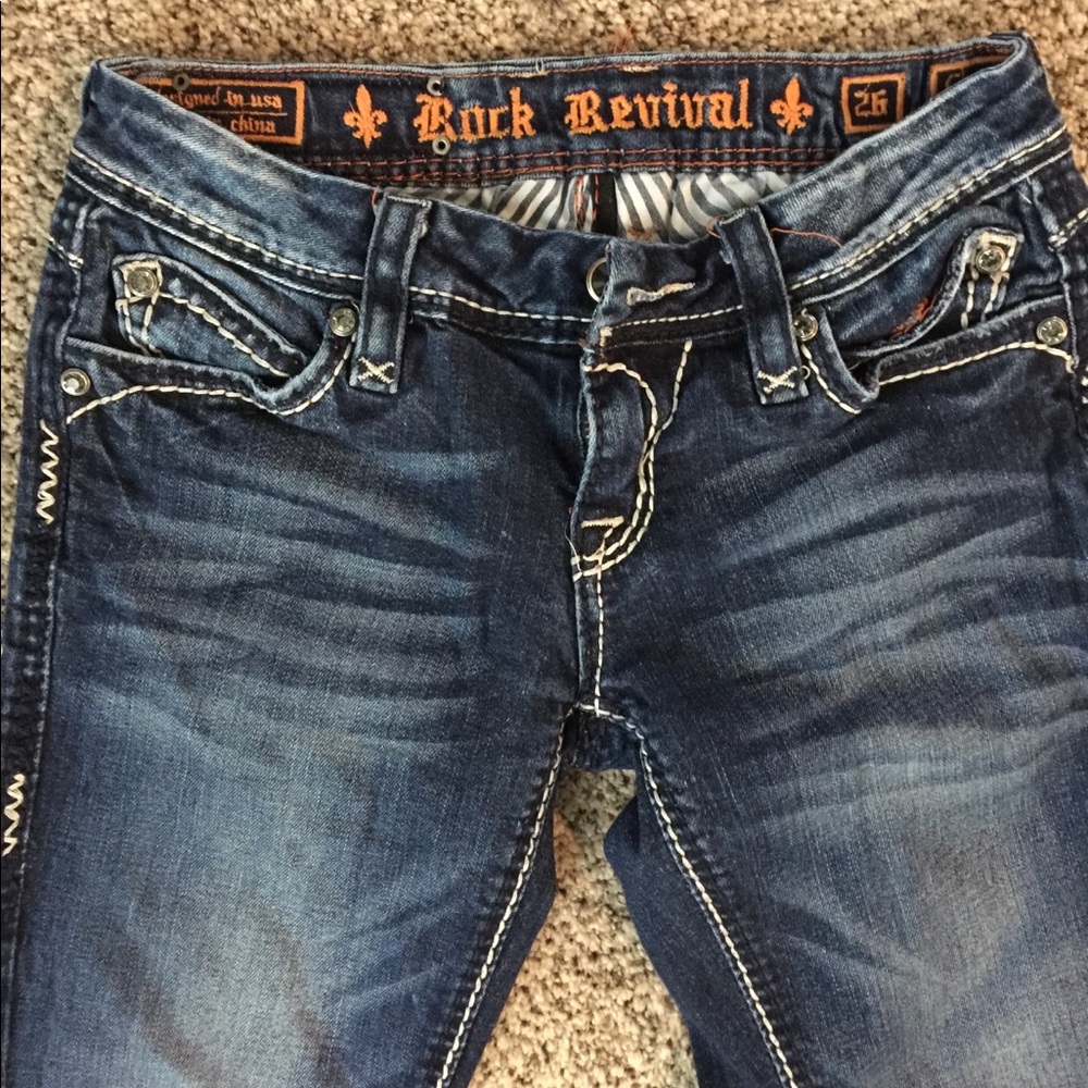 Rock revival Charlotte crop jeans