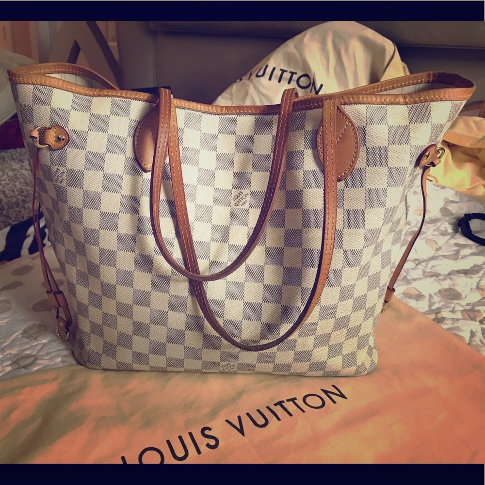*SOLD* Louis Vuitton Azur Neverfull MM