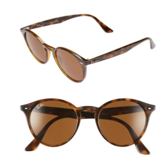 Ray-Ban Accessories - Ray-Ban Highstreet 49mm Round Sunglasses