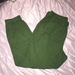 Women’s army green pants