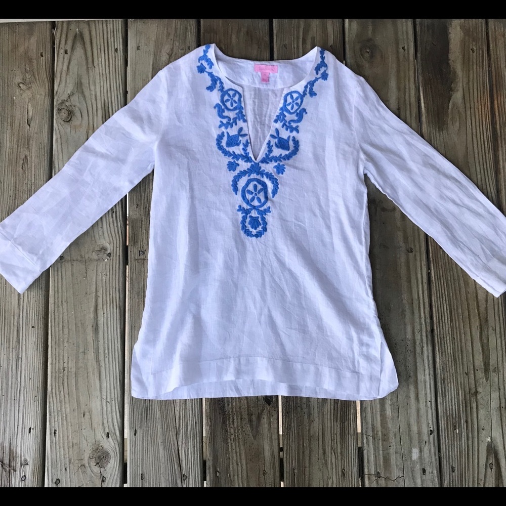 Lilly Pulitzer Linen Top