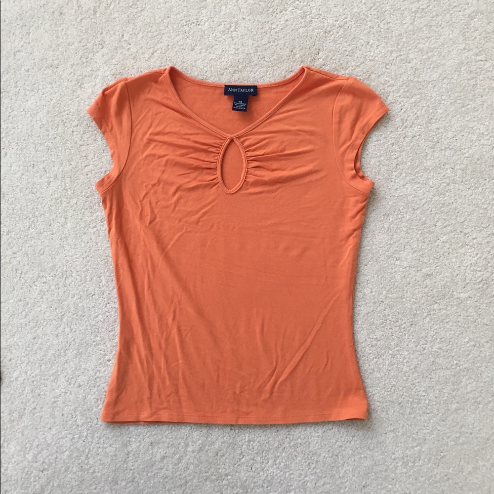 Ann taylor keyhole tee