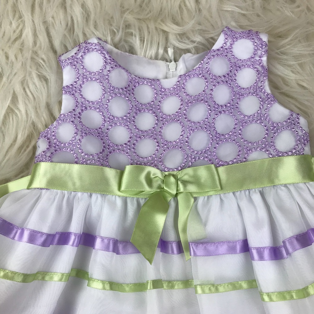 Bonnie baby girls dress size 6/9 months