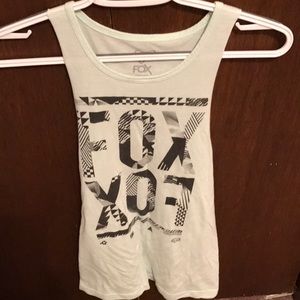 Mint green Fox tank top