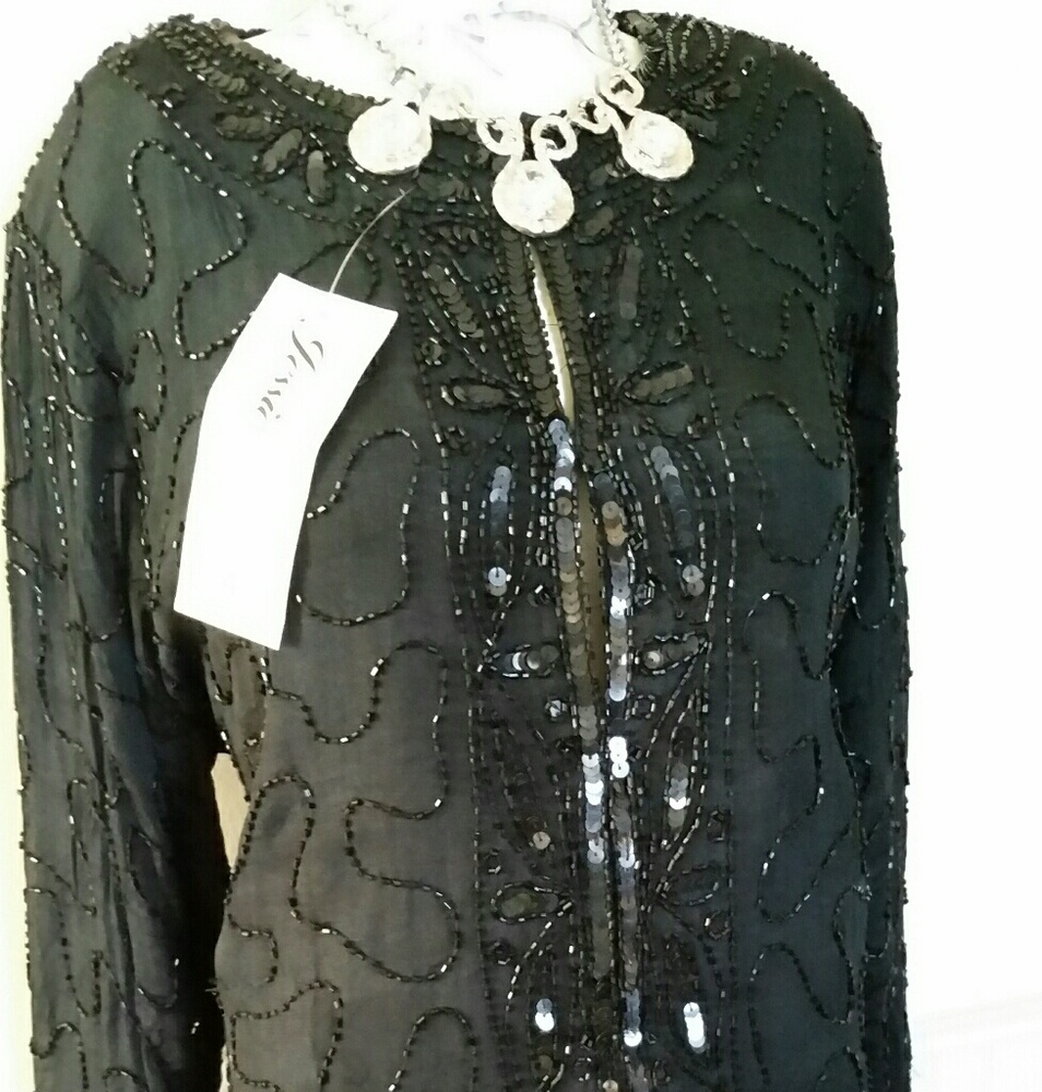 Black sequin jacket