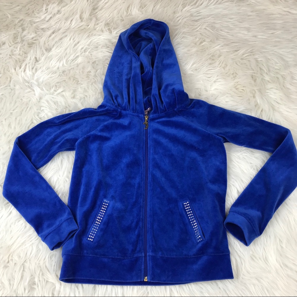 Juicy couture sweatsuit jacket size medium girls