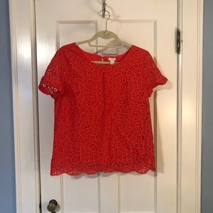 J. Crew lace top