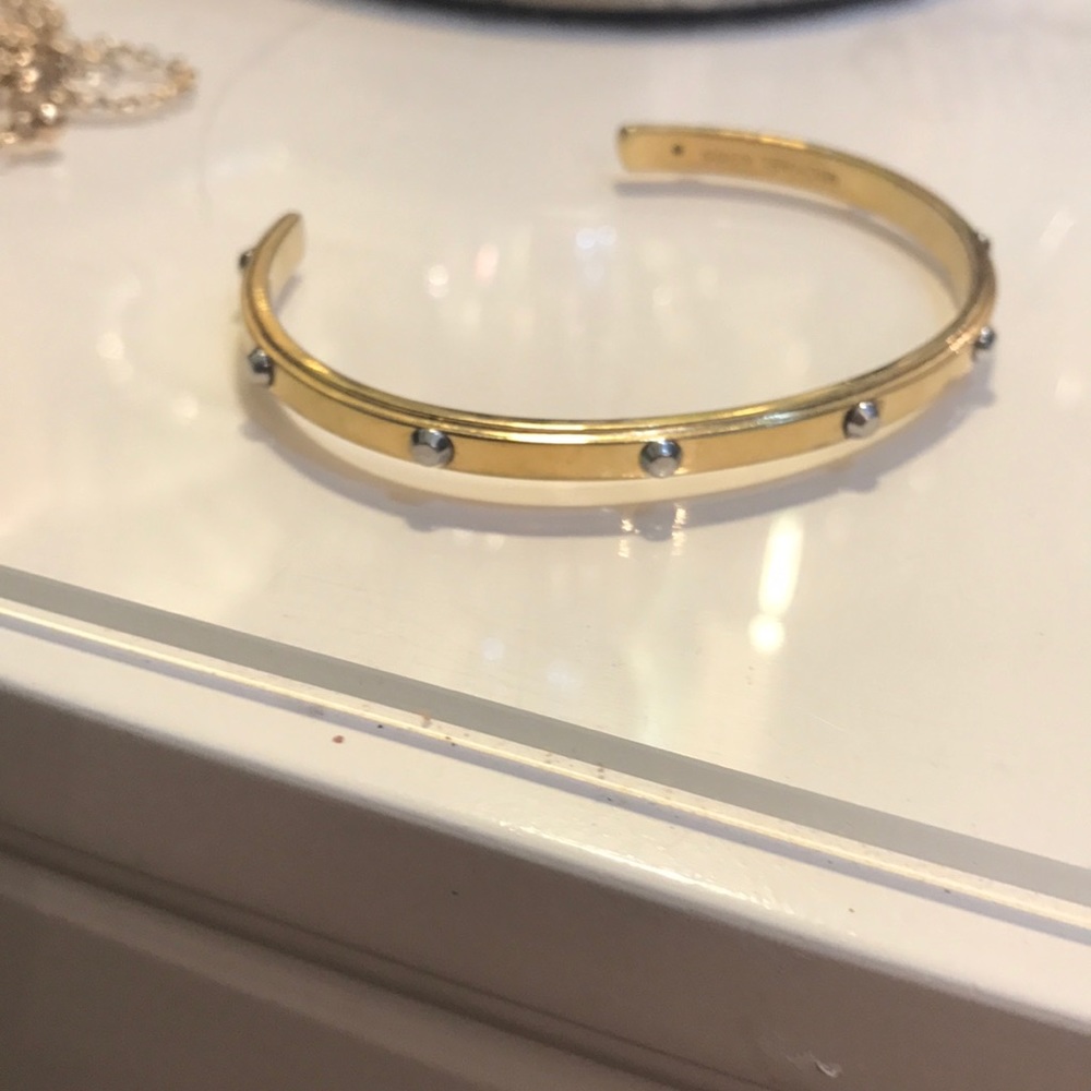 Micheal Kors gold cuff bracelet