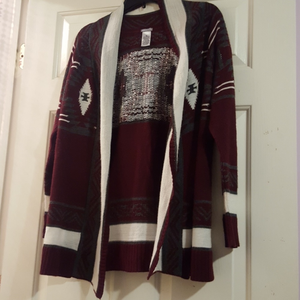 Aztec printed sweater