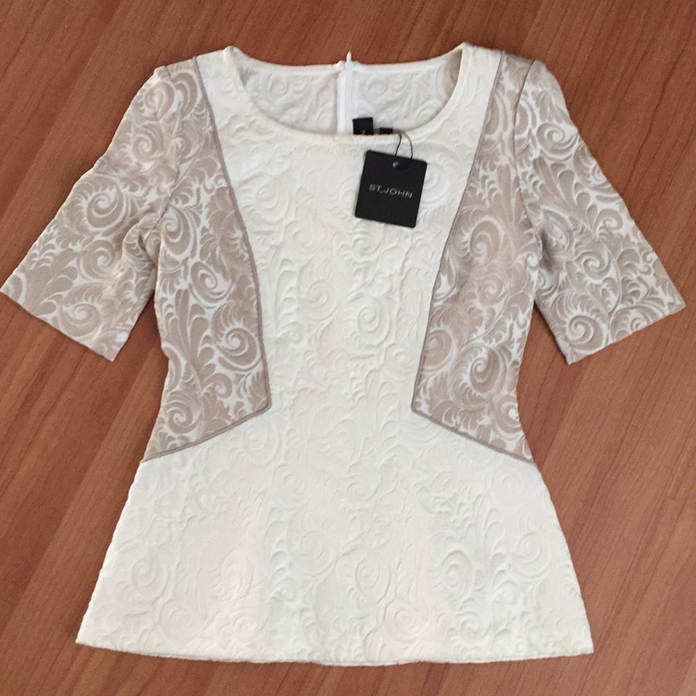 Brand new St. John top