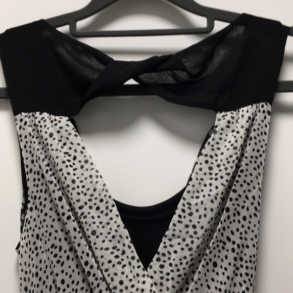 EXPRESS hi low polka dot dress, size X-SMALL (XS) - Picture 5 of 5