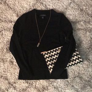 Banana Republic black crew neck sweater