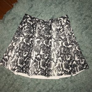 Abercrombie & Fitch snakeskin high waisted skirt