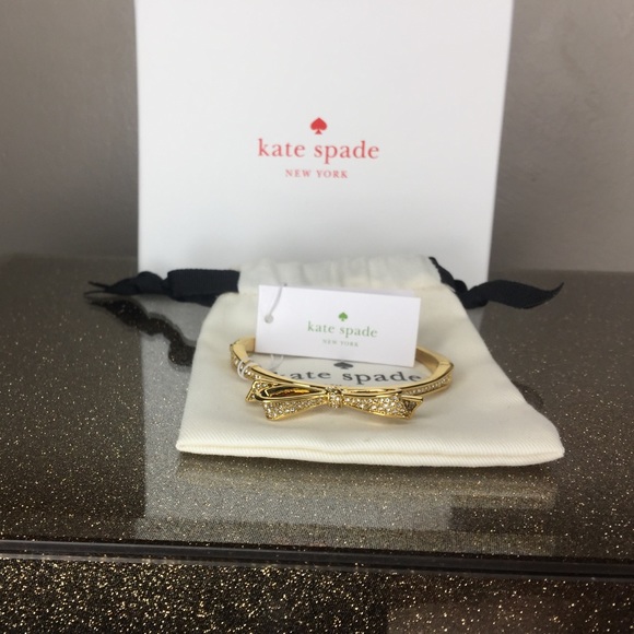 ♠️ Kate spade pave bow bracelet bundle of three - Picture 3 of 7