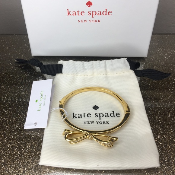 ♠️ Kate spade pave bow bracelet bundle of three - Picture 4 of 7