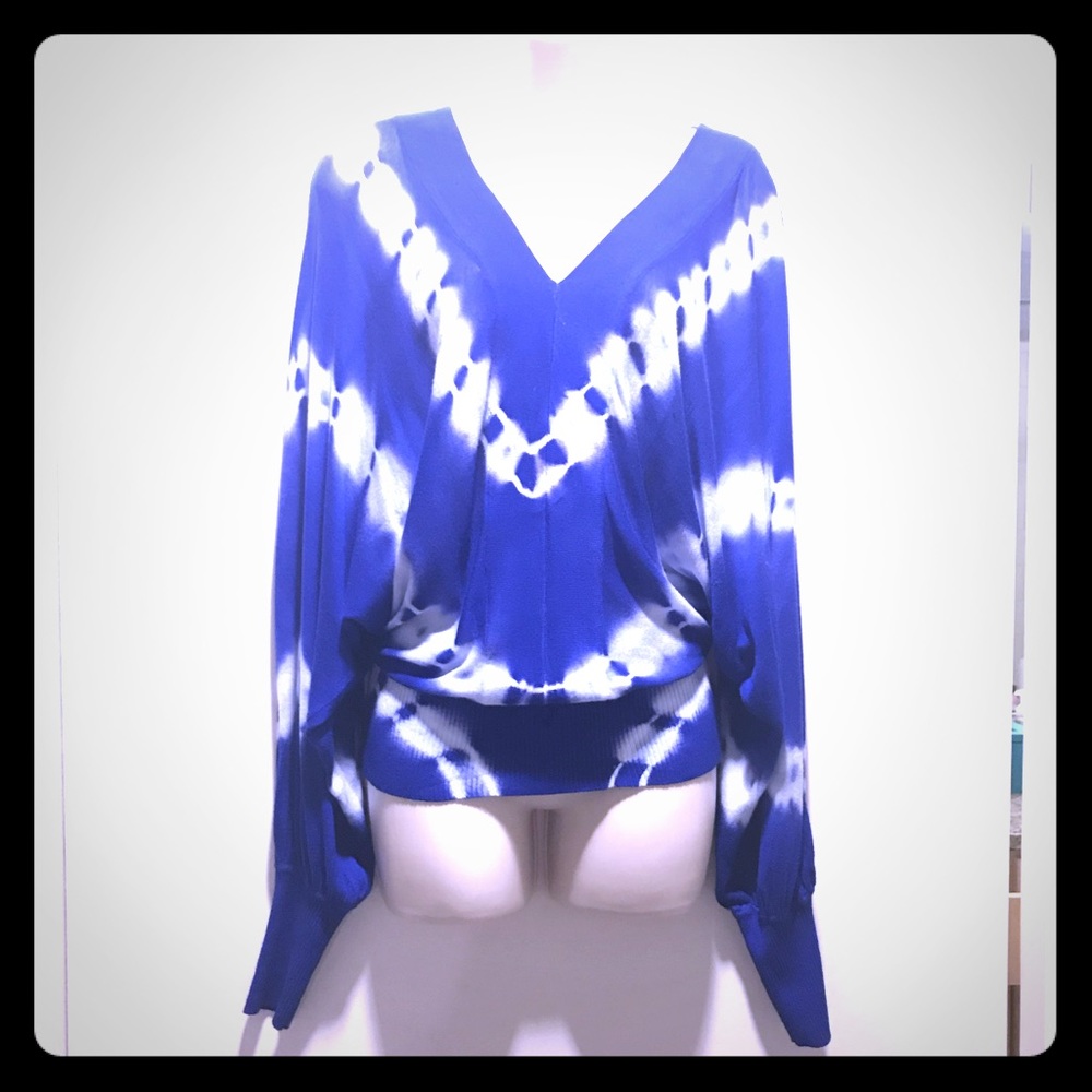Royal Blue/White Top