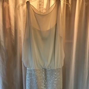 Cream cocktail dress