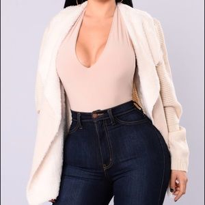 'Hot tea knit cardigan'