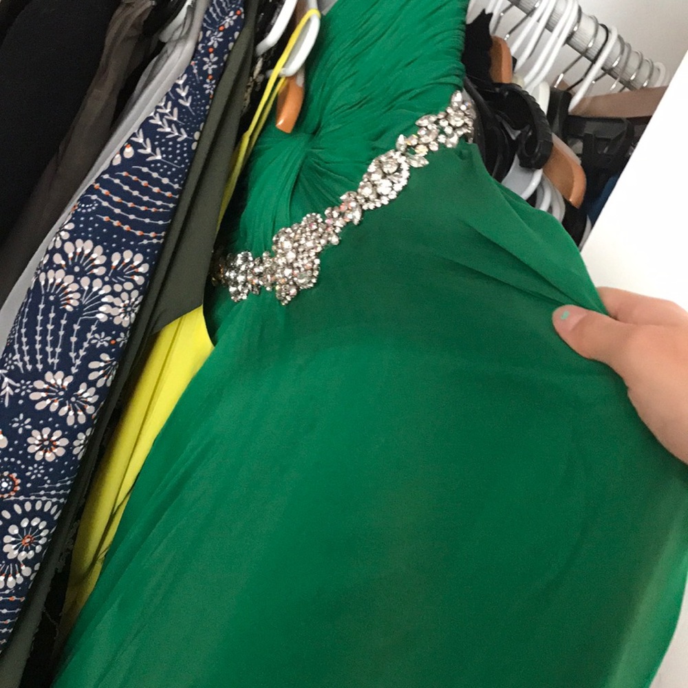 Green prom dress