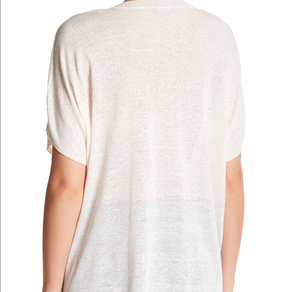 Vince camuto V neck slub sweater NEW - Picture 3 of 5