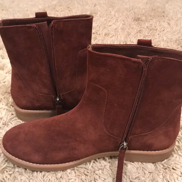 Zara maroon/brown boots never worn - Picture 2 of 4