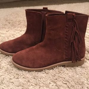 Zara maroon/brown boots never worn