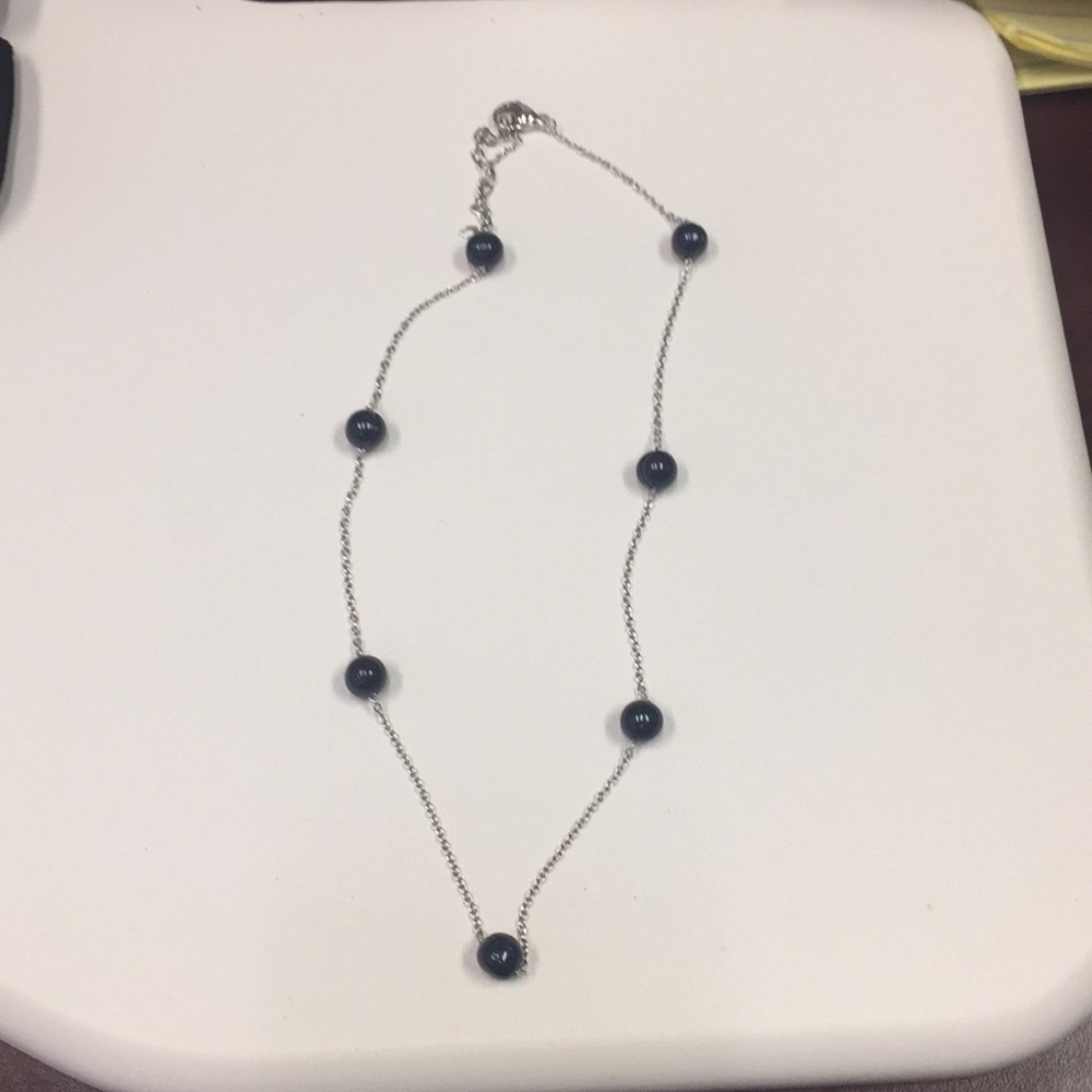 Gorgeous black/dark grey pearl necklace