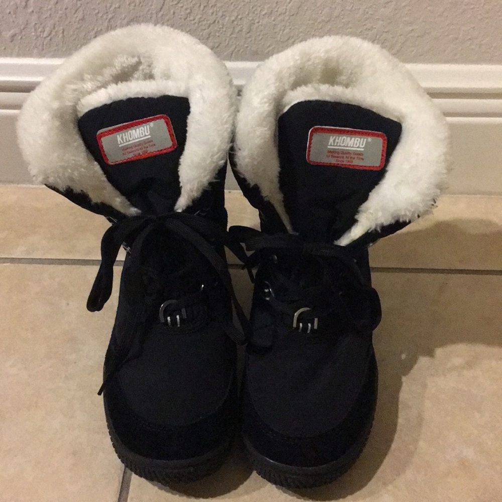 Khombu Black Snow boots