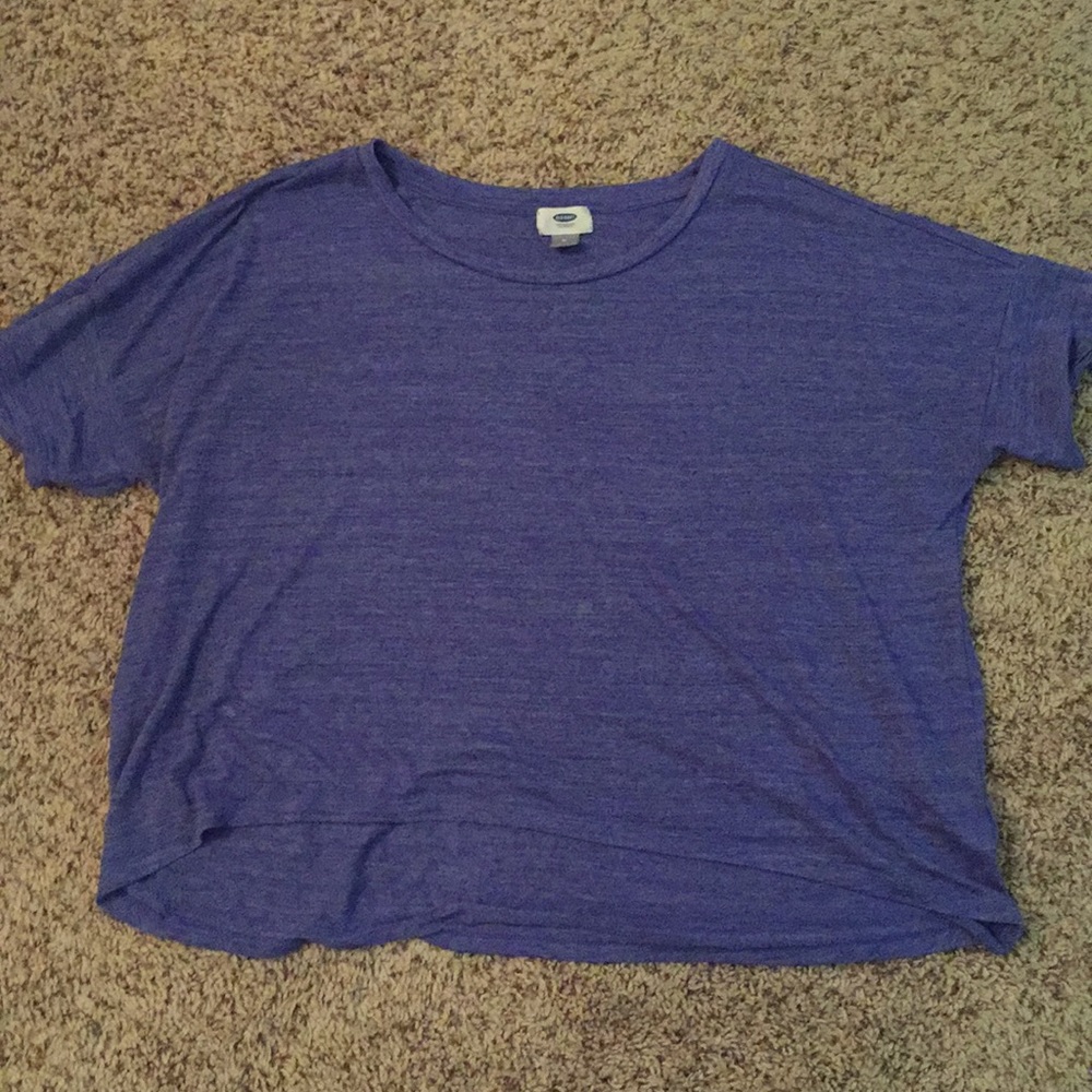 Blue crop tshirt