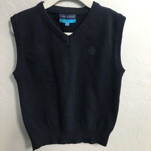 ANDY & EVAN Cotton Sweater Vest