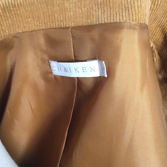 NEW Chaiken Corduroy Jacket/Blazer in Camel - Picture 8 of 8