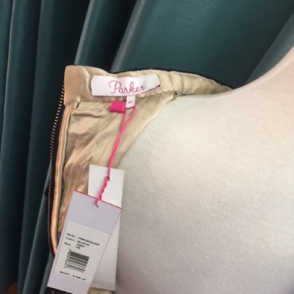 Parker black lace tan lining brand new - Picture 3 of 4