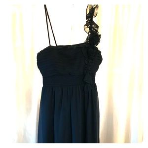 Navy cocktail dress