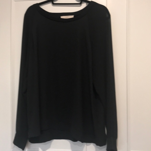 LOFT Tops - HP Twice!  Classic Semi Sheer LS Crew Neck Blouse